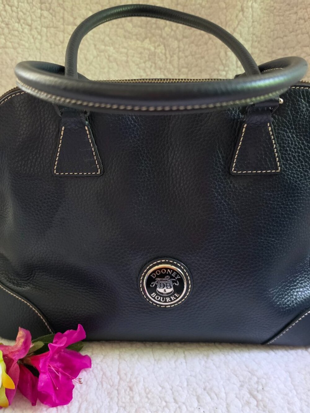 Dooney & Bourke Pebble Grain Domed Satchel